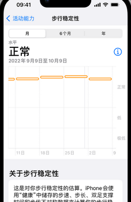 延川iPhone手机维修如何在iPhone开启'步行稳定性通知'