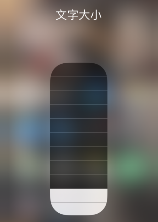 延川苹果手机维修分享小技巧：在 iPhone 控制中心快速调节字体大小 